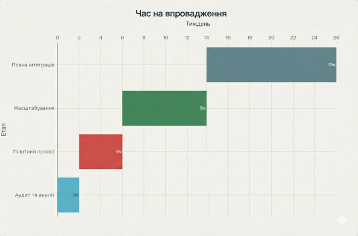 Час на впровадження